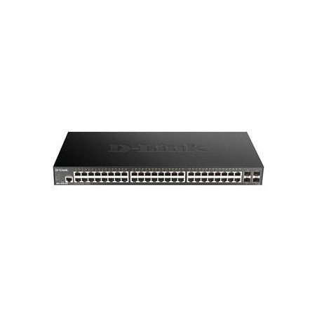SWITCH 48PORT + 4x10G SFP+ LAYER 3 LITE D-LINK GESTIONABLE