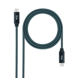CABLE USB 3.2 GEN2x2 100W 4K60Hz USB-C MM 1M NANOCABLE