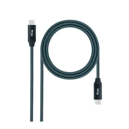 CABLE USB 3.2 GEN2x2 100W 4K60Hz USB-C MM 1M NANOCABLE