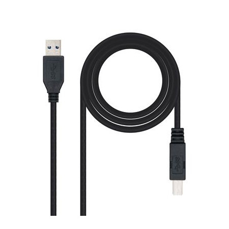CABLE USB 3.0 IMPRESORA· TIPO AM-BM 2M NEGRO